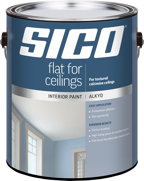 Cancut of SICO® Interior Flat Alkyd Paint for Calcimine Ceilings