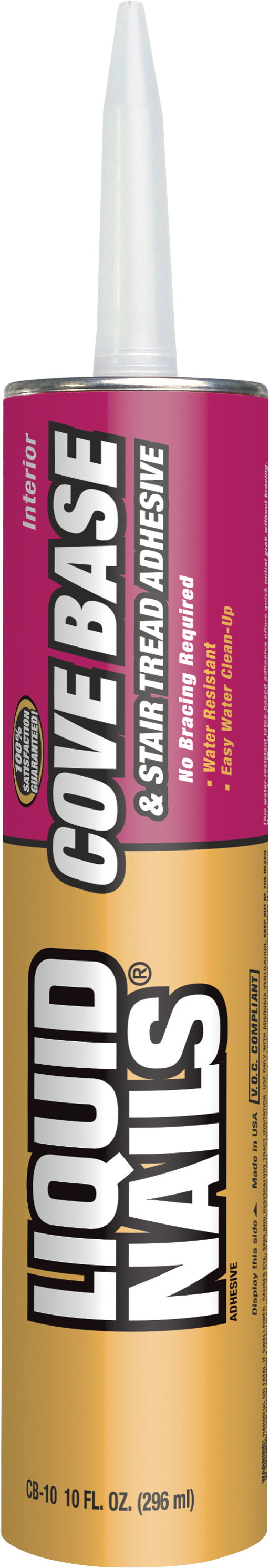 LIQUID NAILS® Cove Base & Stair Tread Interior Adhesive