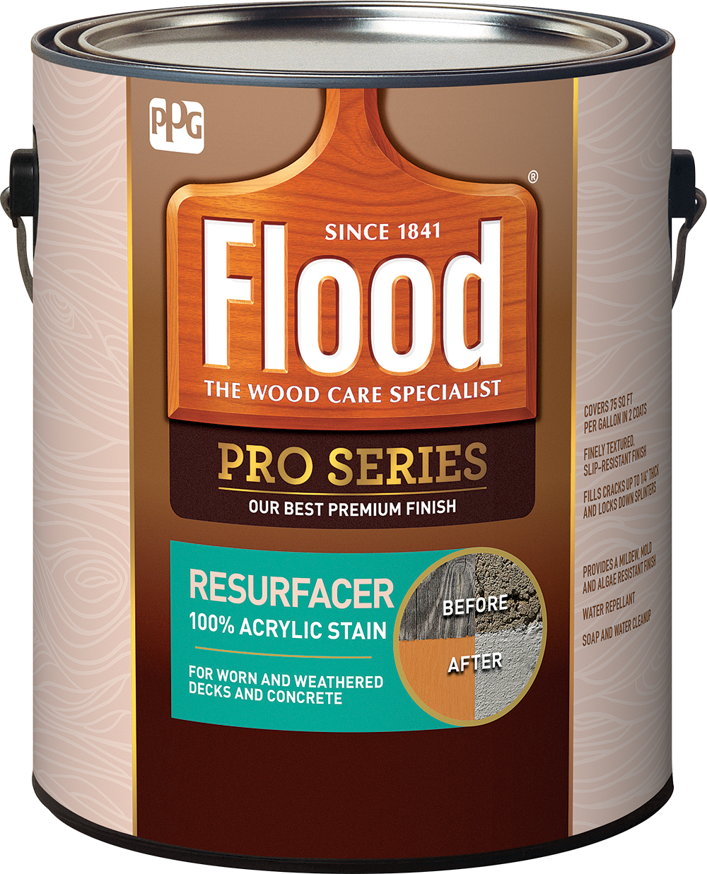 FLOOD® Pro Series Resurfacer 100% Acrylic Stain