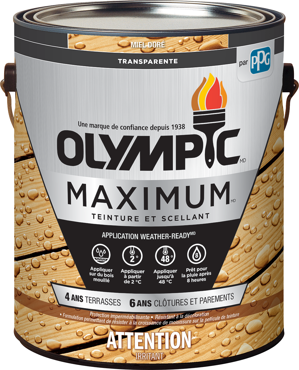 OLYMPIC® MAXIMUM® Exterior Toner Sealant + Stain In One - Acrylic Oil