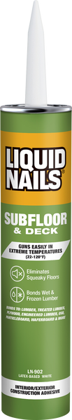 Product image of LIQUID NAILS® Subfloor & Deck Interior & Exterior Construction Adhesive - Latex Based