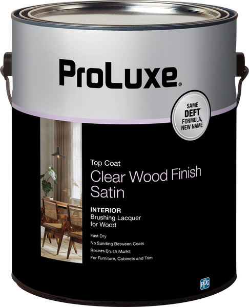 Product image of ProLuxe® Interior Clear Brushing Lacquer for Wood