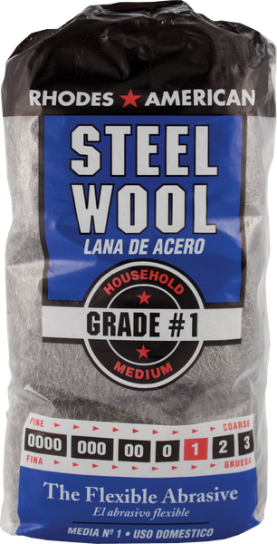 Product image of HOMAX® RHODES AMERICAN® Steel Wool - Grade #1, Medium