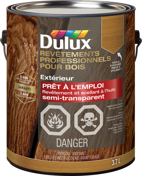 Représentation du produit Revêtement et scellant à l’huile semi-transparent PRÊT À L’EMPLOI
