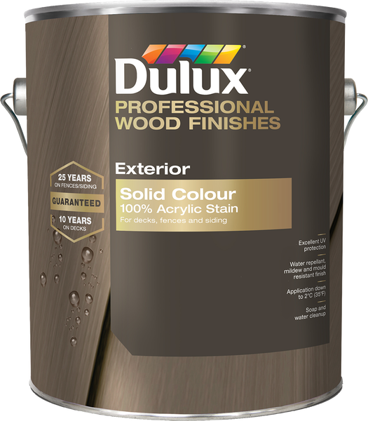 Product image of DULUX® PROFESSIONAL WOOD FINISHES® Solid 100% Acrylic Stain