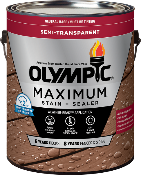 OLYMPIC® MAXIMUM® Semi-Transparent - Low VOC