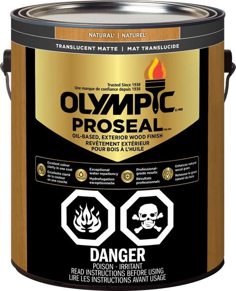 Olympic® ProSeal™ Oil-Based Exterior Wood Finish