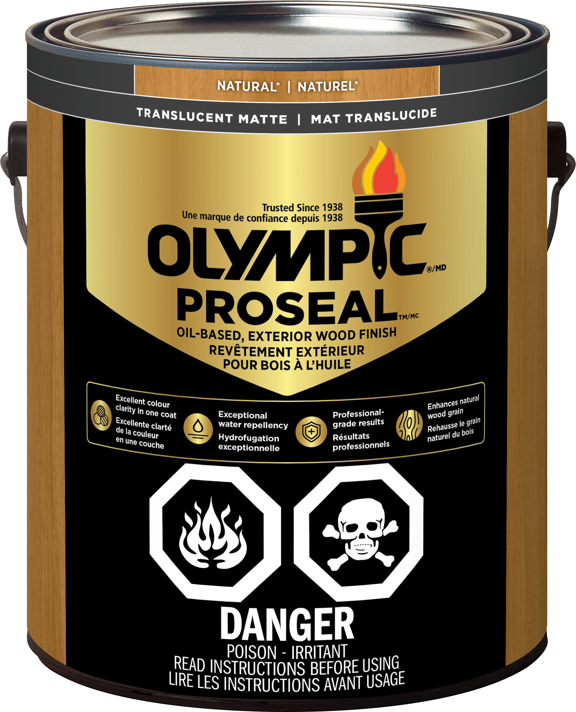 Olympic® ProSeal™ Oil-Based Exterior Wood Finish