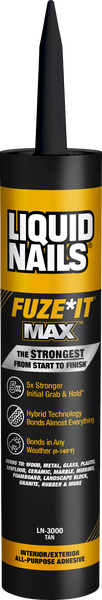 Product image of LIQUID NAILS® FUZE*IT® MAX® Interior and Exterior All-Purpose Construction Adhesive