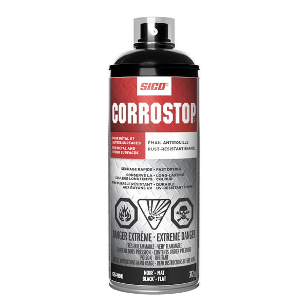 Étiquette pour SICOᴹᴰ Corrostopᴹᴰ Pour métal et autres surfaces émail dur résistant à la rouille
