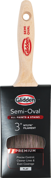 Product image of GLIDDEN® Premium Semi-Oval Flat Paint Brush