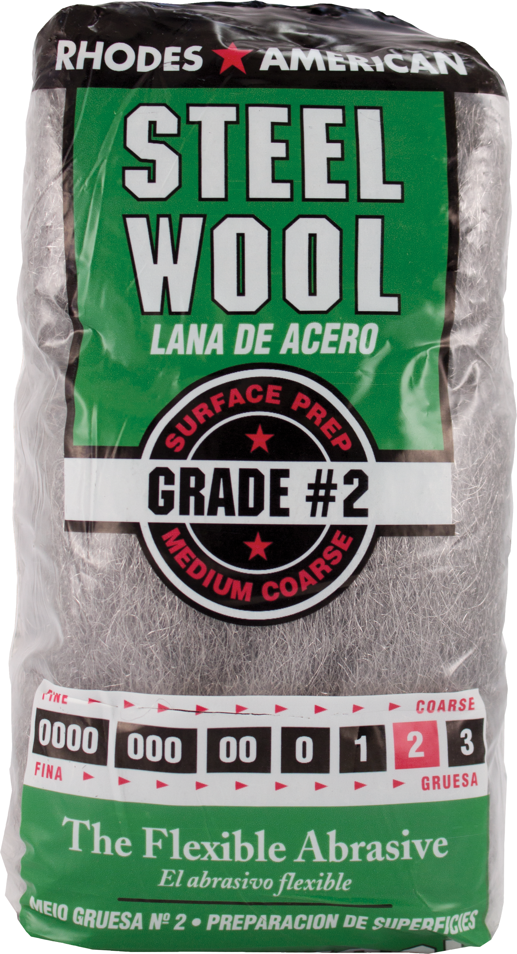 HOMAX® RHODES AMERICAN® Steel Wool - Grade #2 Medium Coarse