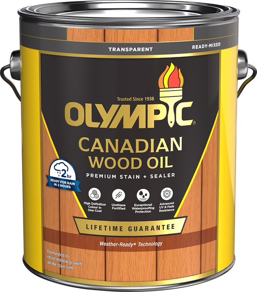 Olympic OLYMPIC® Canadian Wood Oil® Exterior Transparent Stain + Sealant product image