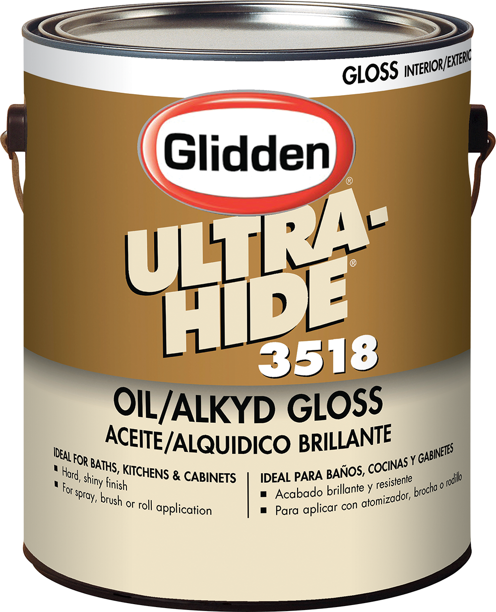 GLIDDEN® ULTRA-HIDE® 3518 Interior/Exterior Oil/Alkyd