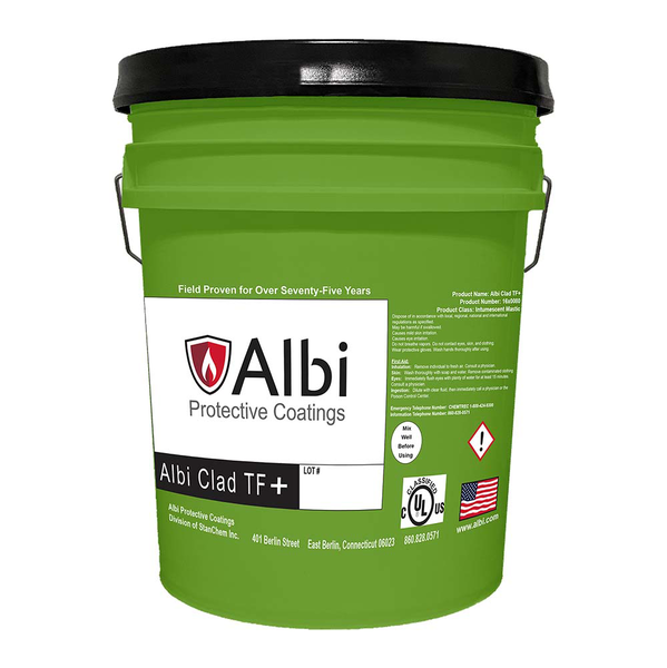 Product image of Albi Clad TF + Water-based Thin-film Intumescent Fireproofing