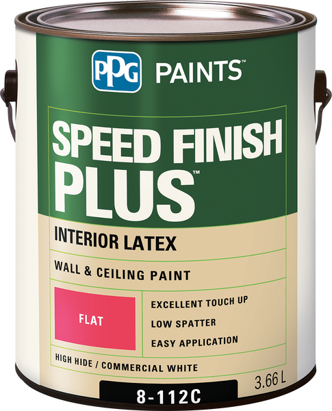 Product image of PPG SPEED FINISH PLUS™ Interior Latex Wall & Ceiling - Ready Mix