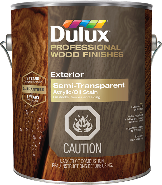 Product image of DULUX® PROFESSIONAL WOOD FINISHES® Semi-Transparent Acrylic Oil Stain