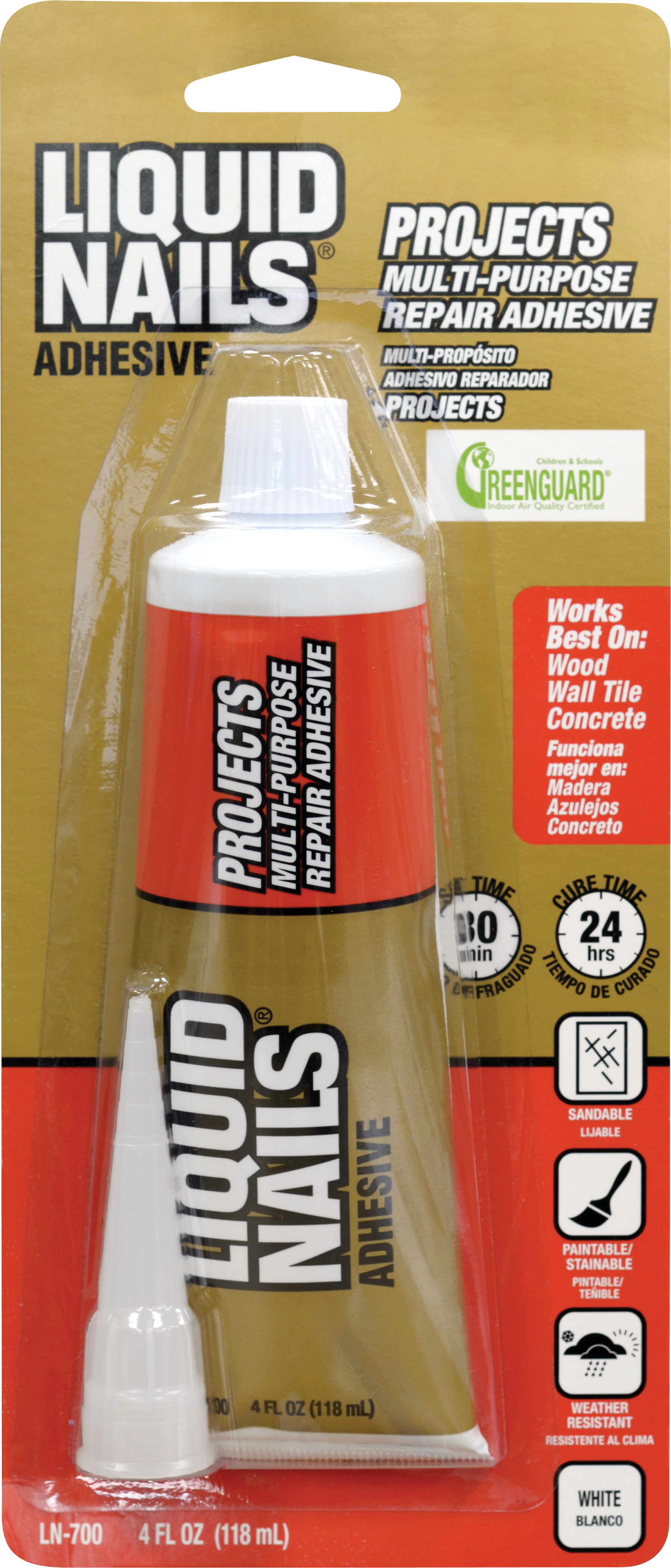 LIQUID NAILS® Small Projects & Repairs Interior & Exterior Adhesive