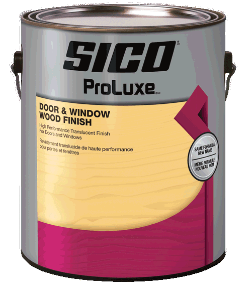 Étiquette pour SICOᴹᴰ PROLUXEᴹᴰ DOOR & WINDOW WOOD FINISHᴹᶜ
