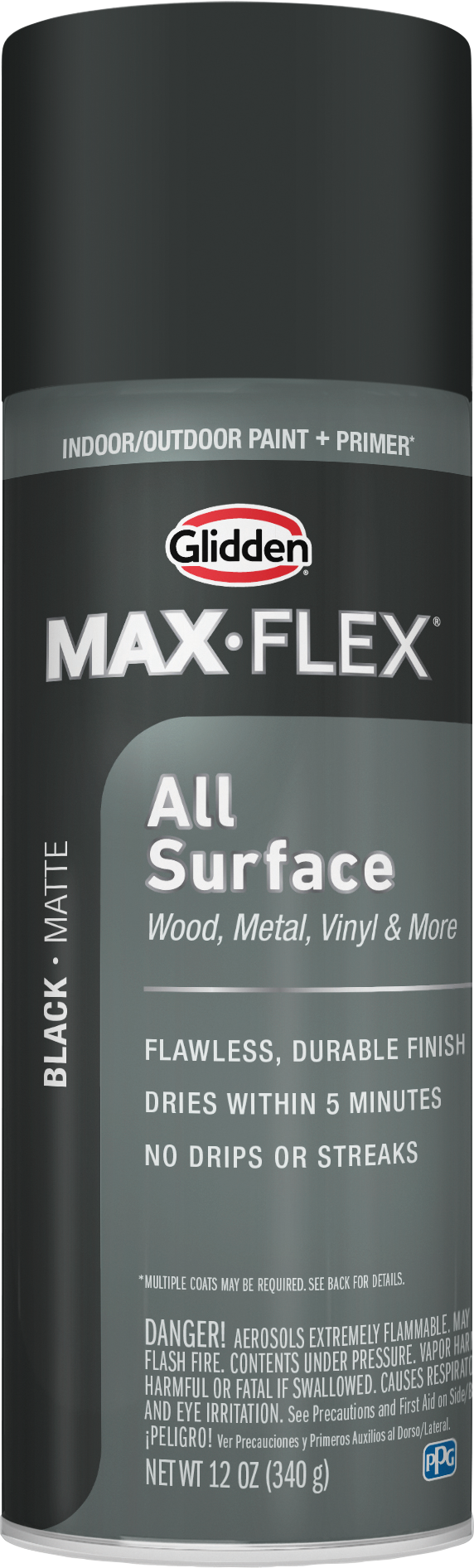 GLIDDEN® Max-Flex™ All Surface Spray Paint + Primer - Matte