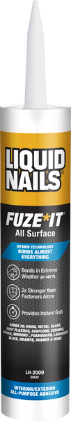 Product image of LIQUID NAILS® FUZE*IT® All Surface Interior & Exterior Adhesive