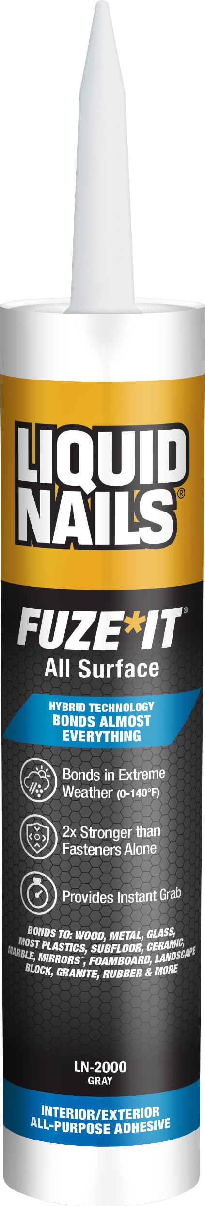 LIQUID NAILS® FUZE*IT® All Surface Interior & Exterior Adhesive