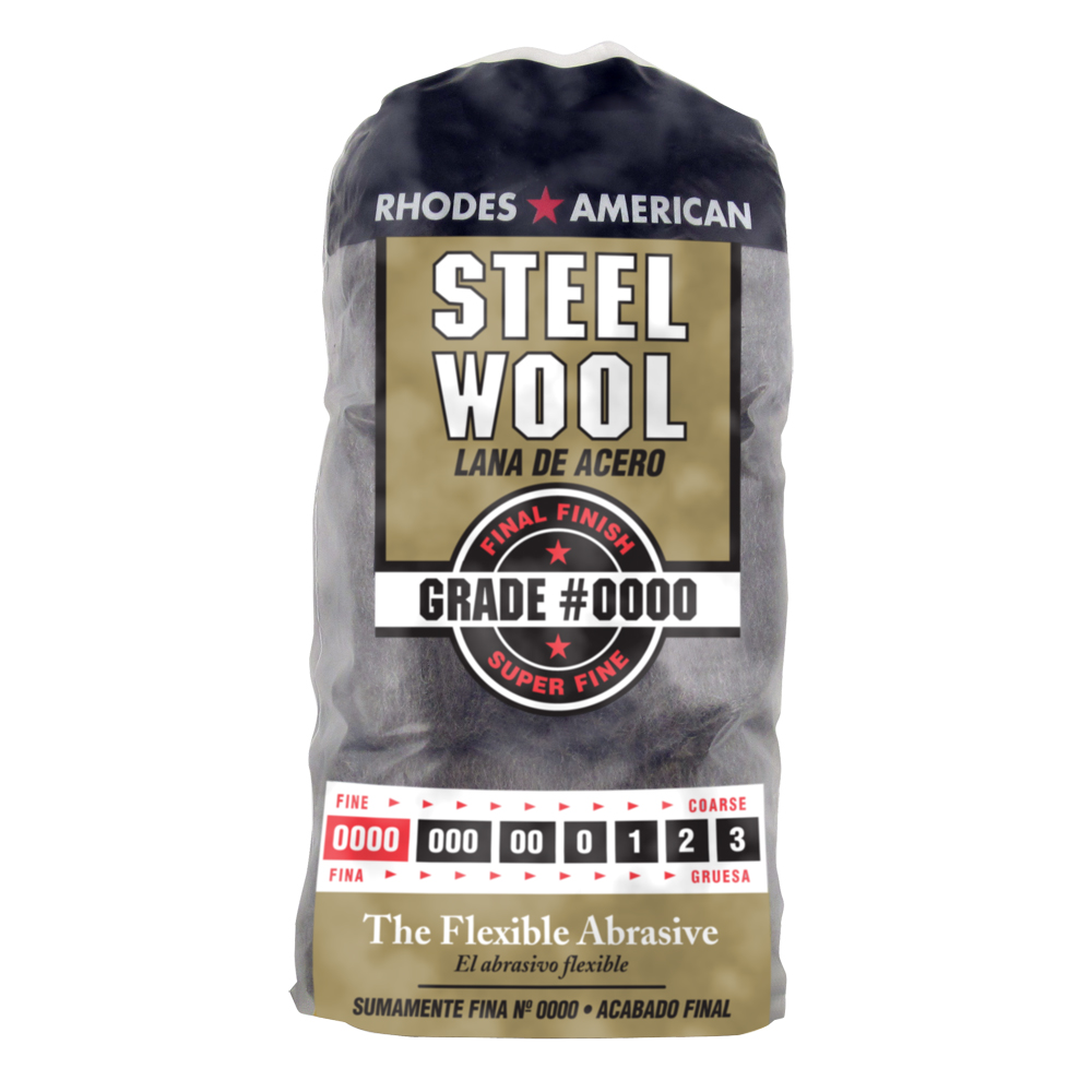 HOMAX® RHODES AMERICAN® Steel Wool - Grade #0000, Super Fine
