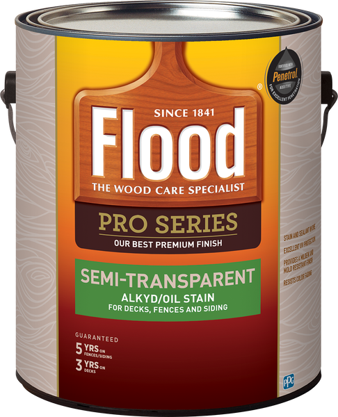 FLOOD® Pro Series Semi-Transparent Alkyd/Oil Stain (550 VOC)