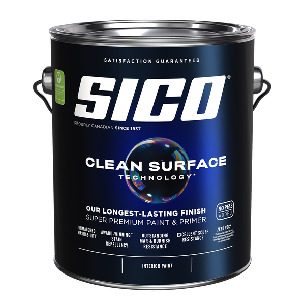 Cancut of SICO® CLEAN SURFACE TECHNOLOGY™ Interior Paint