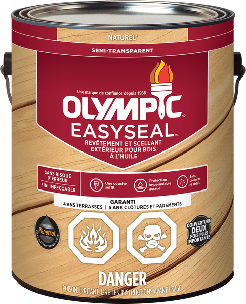 Olympic® EasySeal™ Oil-Based Exterior Wood Finish + Sealer