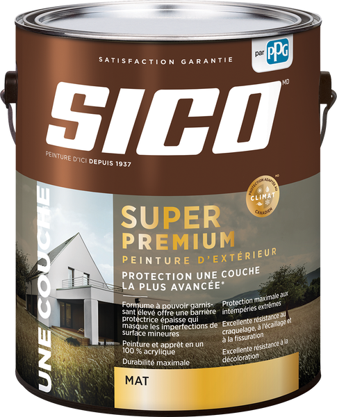 Étiquette pour SICOᴹᴰ Super Premium Peinture d'extérieur