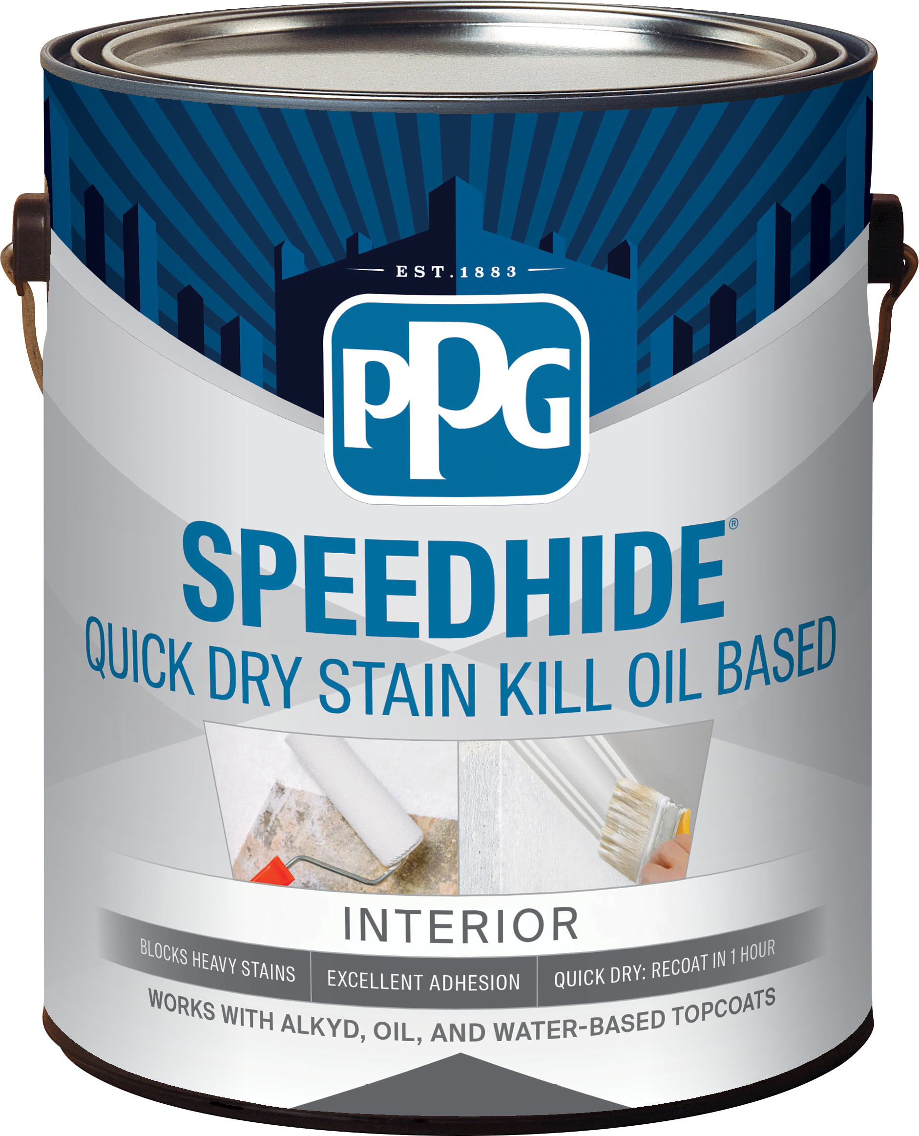 SPEEDHIDE® Interior Quick Dry Stain Kill Oil Based