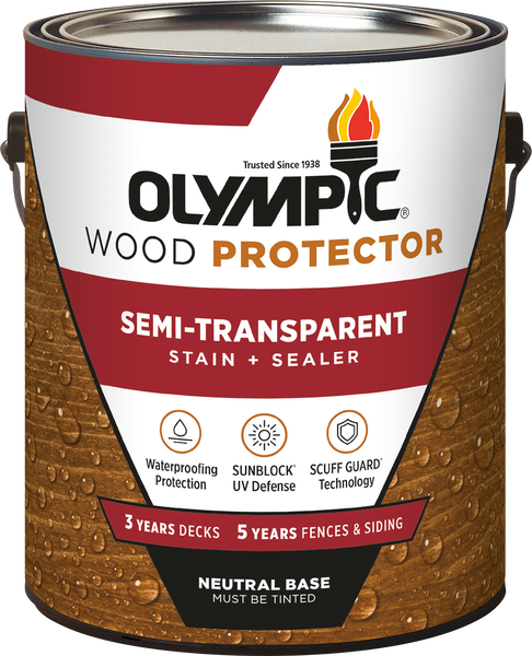 OLYMPIC® Wood Protector Semi-Transparent - Low VOC