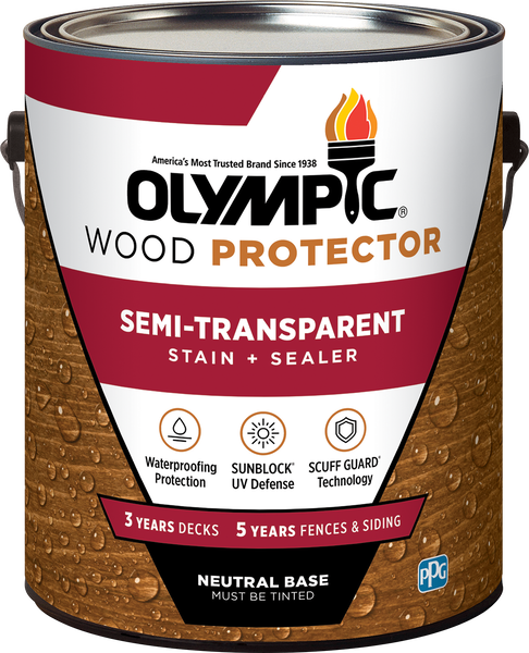 OLYMPIC® Wood Protector Semi-Transparent - Low VOC