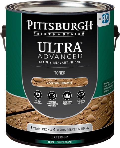 Product image of PITTSBURGH PAINTS & STAINS® ULTRA Advanced Stain & Sealant Toner - Acrylic Oil
