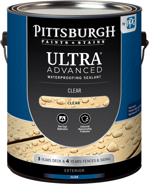 Product image of PITTSBURGH PAINTS & STAINS® ULTRA Advanced Exterior Clear Waterproofing Sealant