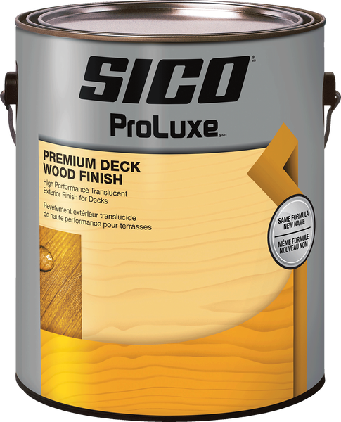 Étiquette pour SICOᴹᴰ PROLUXEᴹᴰ PREMIUM DECK WOOD FINISHᴹᶜ