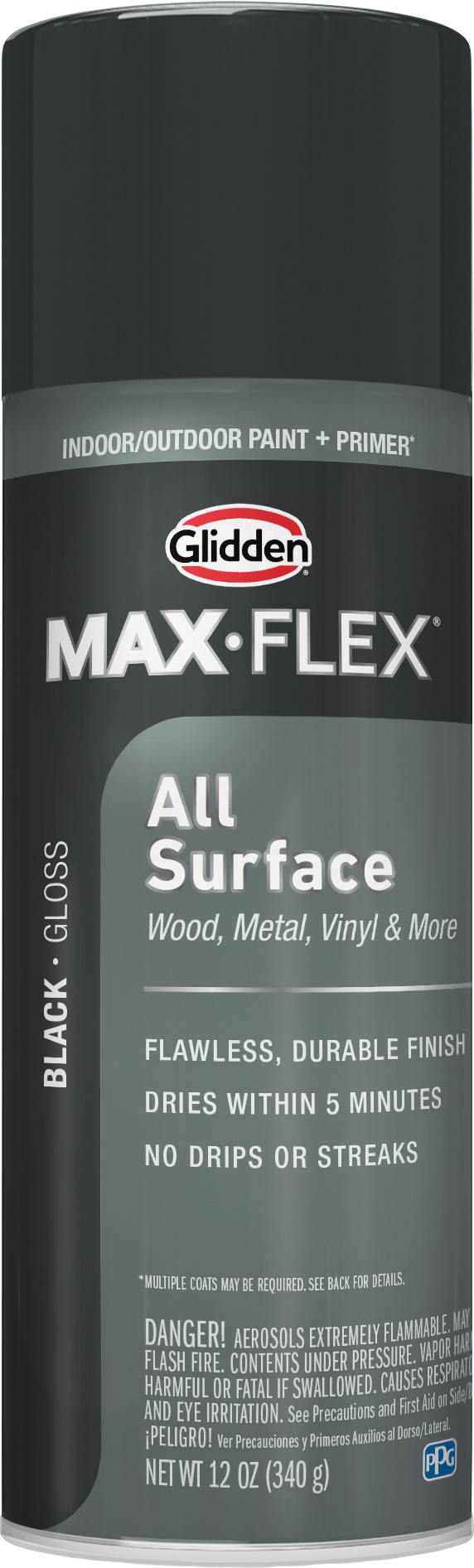 GLIDDEN® Max-Flex™ All Surface Spray Paint + Primer - Gloss