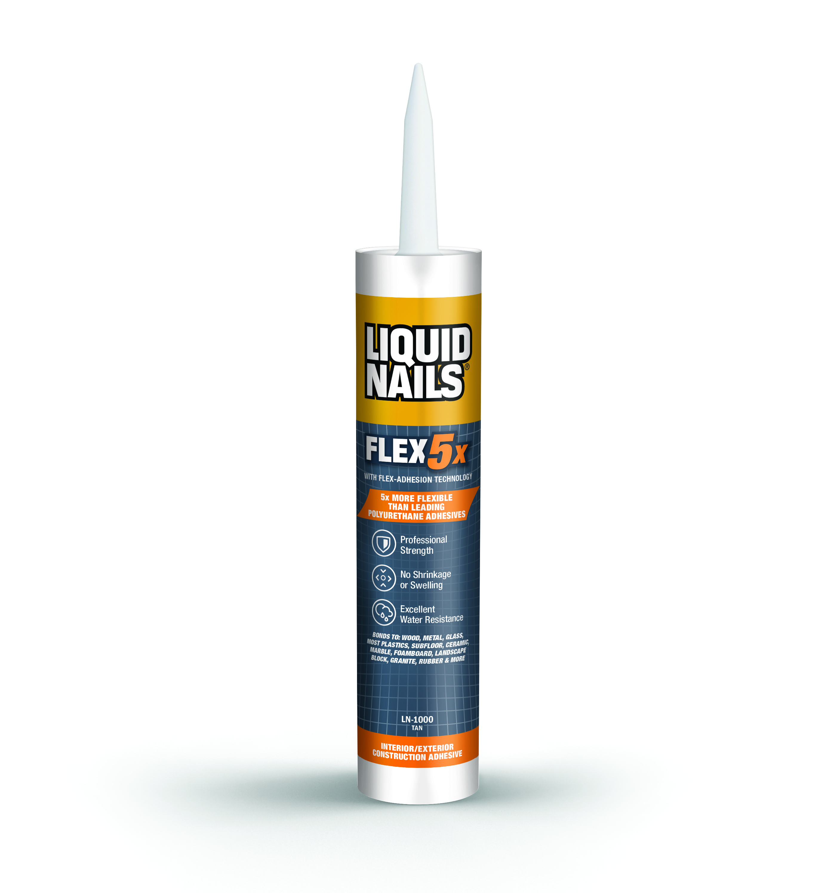 LIQUID NAILS® Flex 5x Interior/Exterior Construction Adhesive