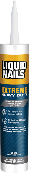 Product image of LIQUID NAILS® Extreme Heavy Duty Interior & Exterior Construction Adhesive