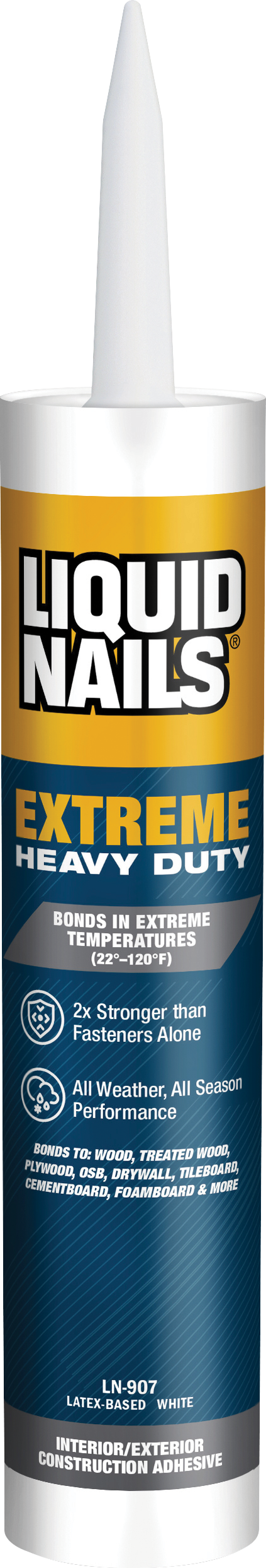 LIQUID NAILS® Extreme Heavy Duty Interior & Exterior Construction Adhesive