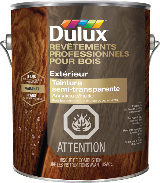 Représentation du produit Duluxᴹᴰ Revêtements Professionnels pour Bois Extérieur