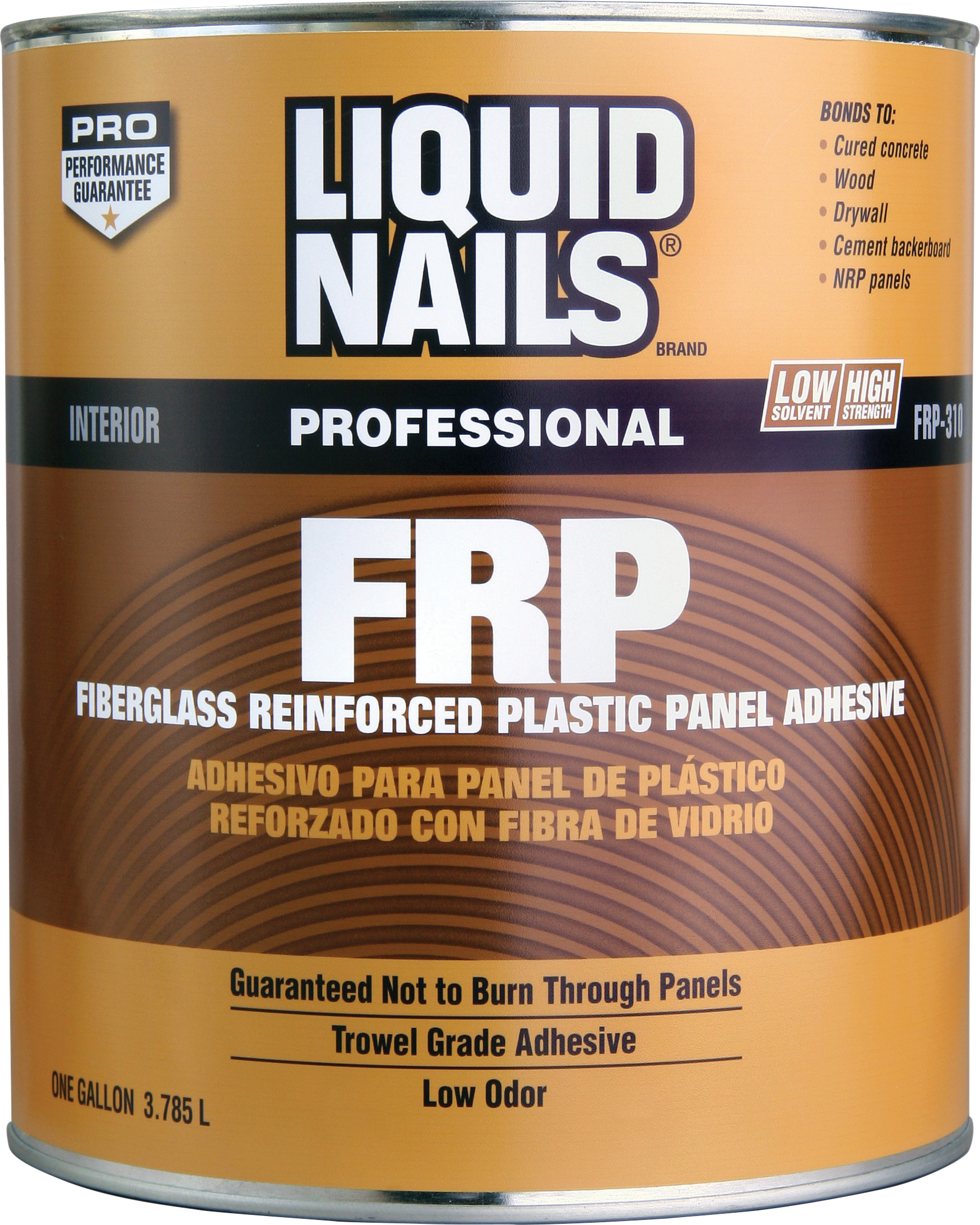LIQUID NAILS® FRP Fiberglass Reinforced Plastic Panel Interior Adhesive