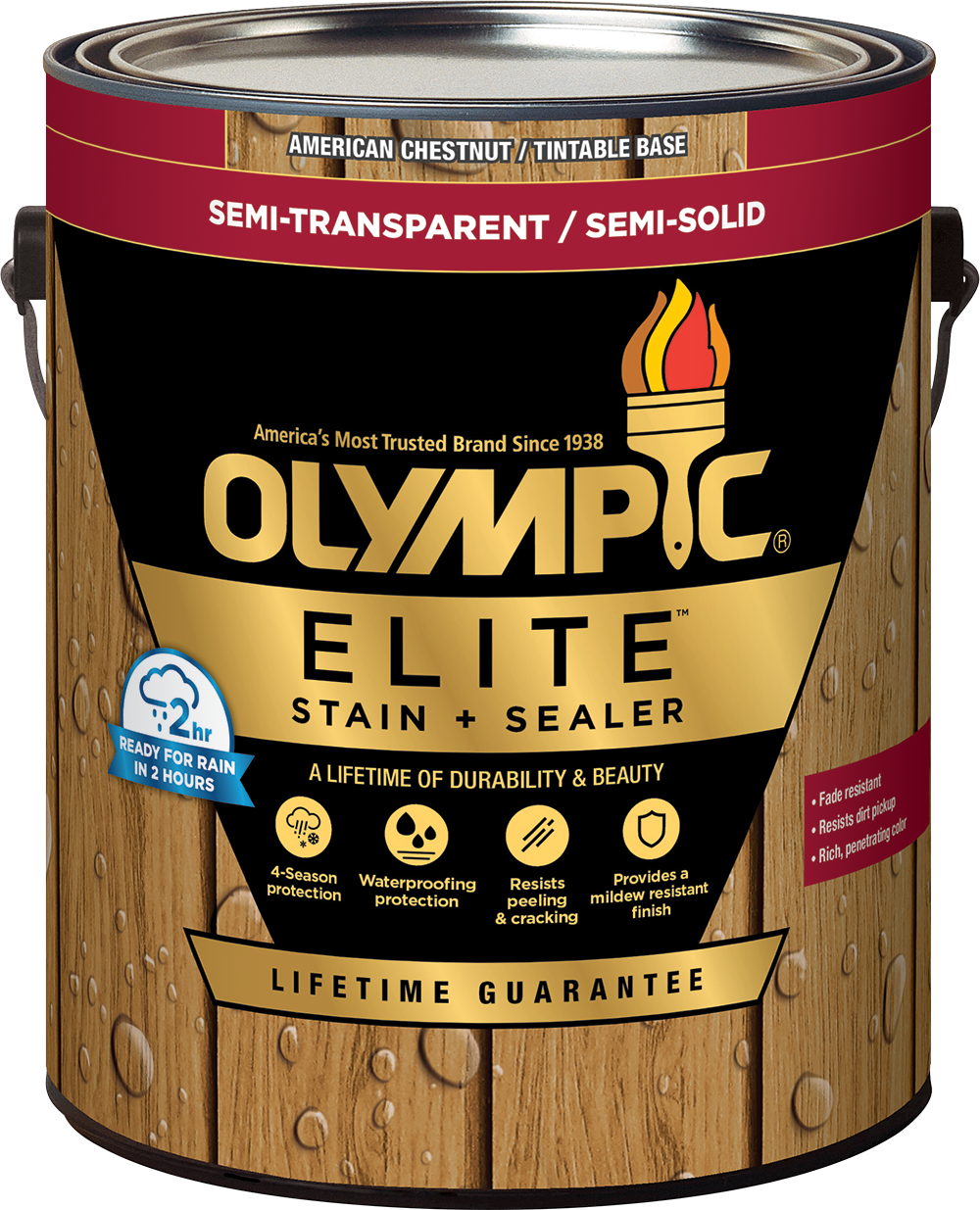 OLYMPIC® ELITE Semi-Transparent Low VOC
