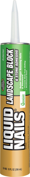 Product image of LIQUID NAILS® Landscape Block & Stone Exterior Adhesive