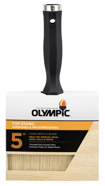 OLYMPIC® China Bristle Blend Block Deck Brush
