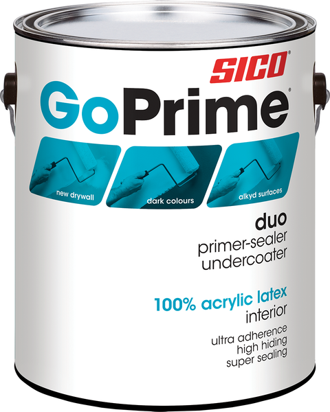 Cancut of SICO® GoPrime® Duo Primer-Sealer and Undercoater Interior Paint