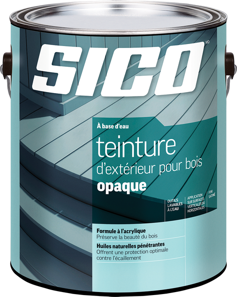 Étiquette pour SICOᴹᴰ Teinture pour bois opaque