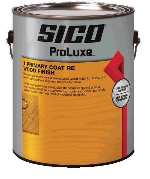 Étiquette pour SICOᴹᴰ PROLUXEᴹᴰ 1 PRIMARY COAT RE WOOD FINISHᴹᶜ
