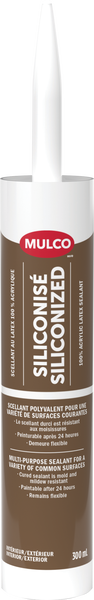 MULCO® Siliconized Acrylic Latex Interior/Exterior Sealant